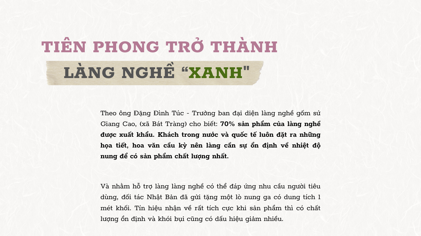 Hướng đi “xanh” của làng gốm Bát Tràng  -0